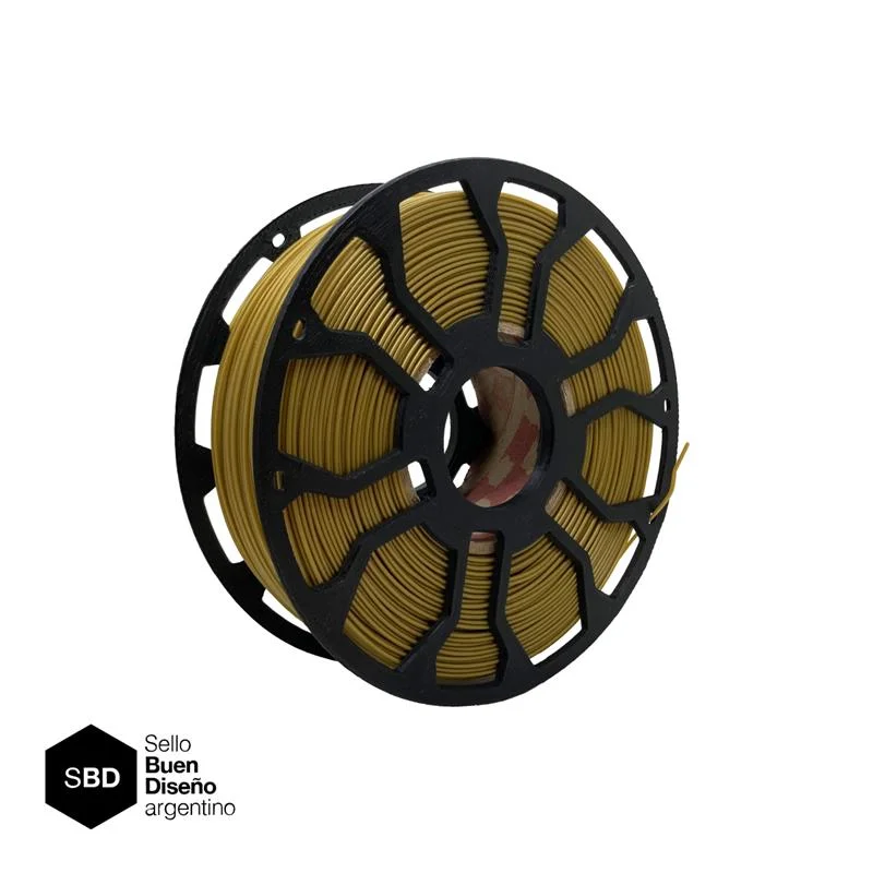 Dorado CON CARRETEL Filamento Hellbot ECOFILA PLA 1,75mm 1kg ECOFILA 3620