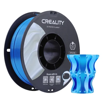 Azul CR-Silk PLA Filamento 1.75 40687-3301120006-Creality -de 1kg