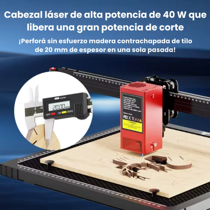 TS2 40W - 735 x 720 x 190 mm -TWO TREES-Grabadora Laser- PREVENTA MARZO