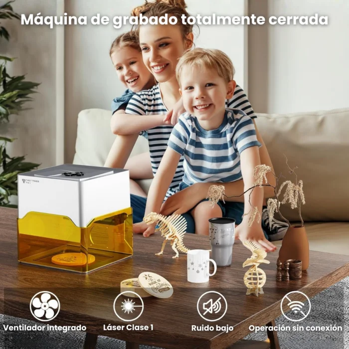 TS1 Mini - 157 x 157 x 167 mm -TWO TREES-Grabadora Laser- PREVENTA MARZO