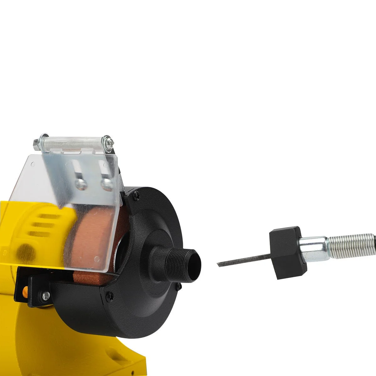 Amoladora de banco con mini torno flexible BAROVO ABI-T120