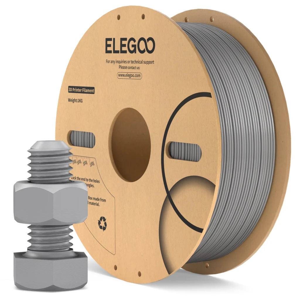 ABS GRIS Elegoo Filamento Diámetro 1,75mm 1kg 50.203.0644