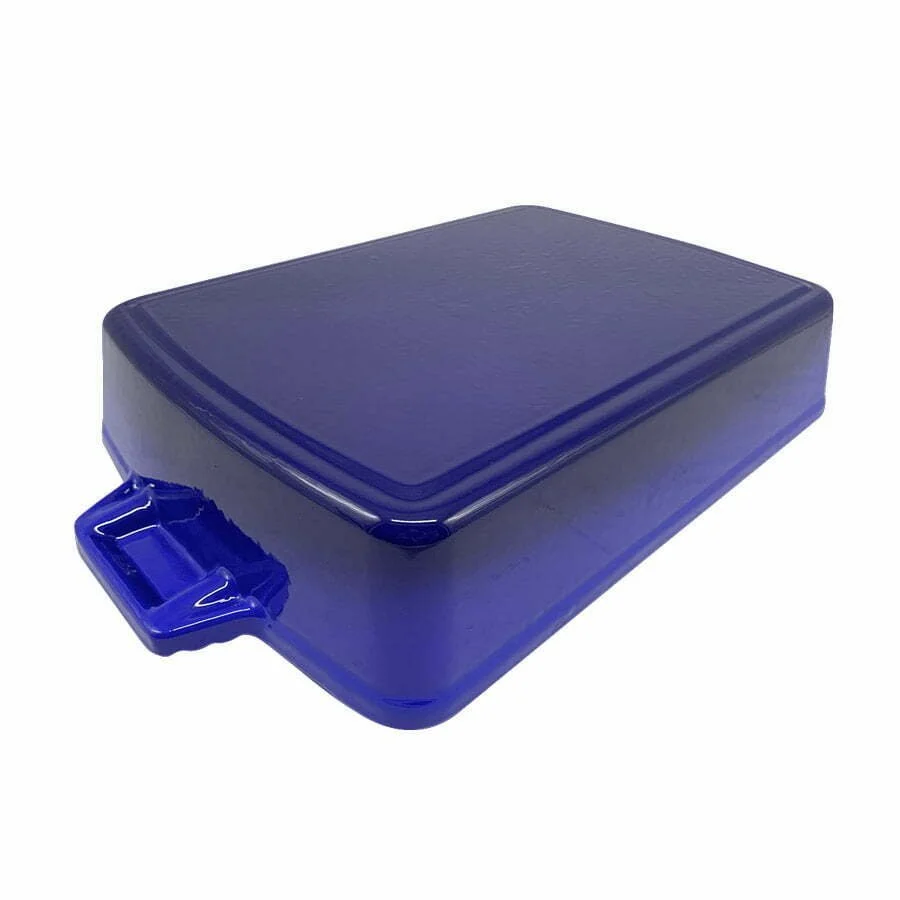 Asadera de hierro esmaltado azul degradado 30 cm CCN062