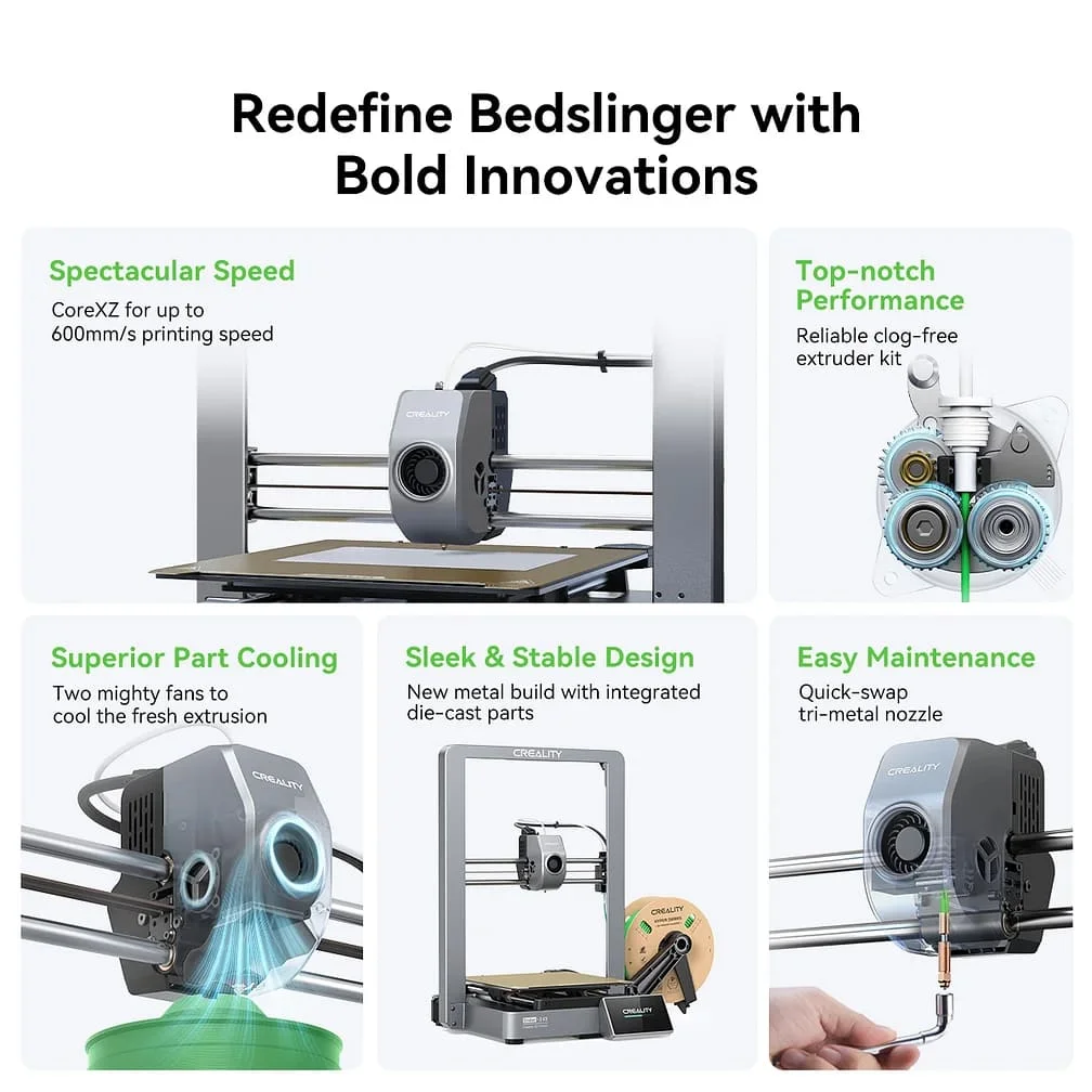 Creality HI Estándar 260X260X300 Creality Impresora 3D FDM