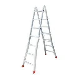 Escalera de aluminio 4x4 con pies extensibles 3,63 m MIYAWA DEEI-E363