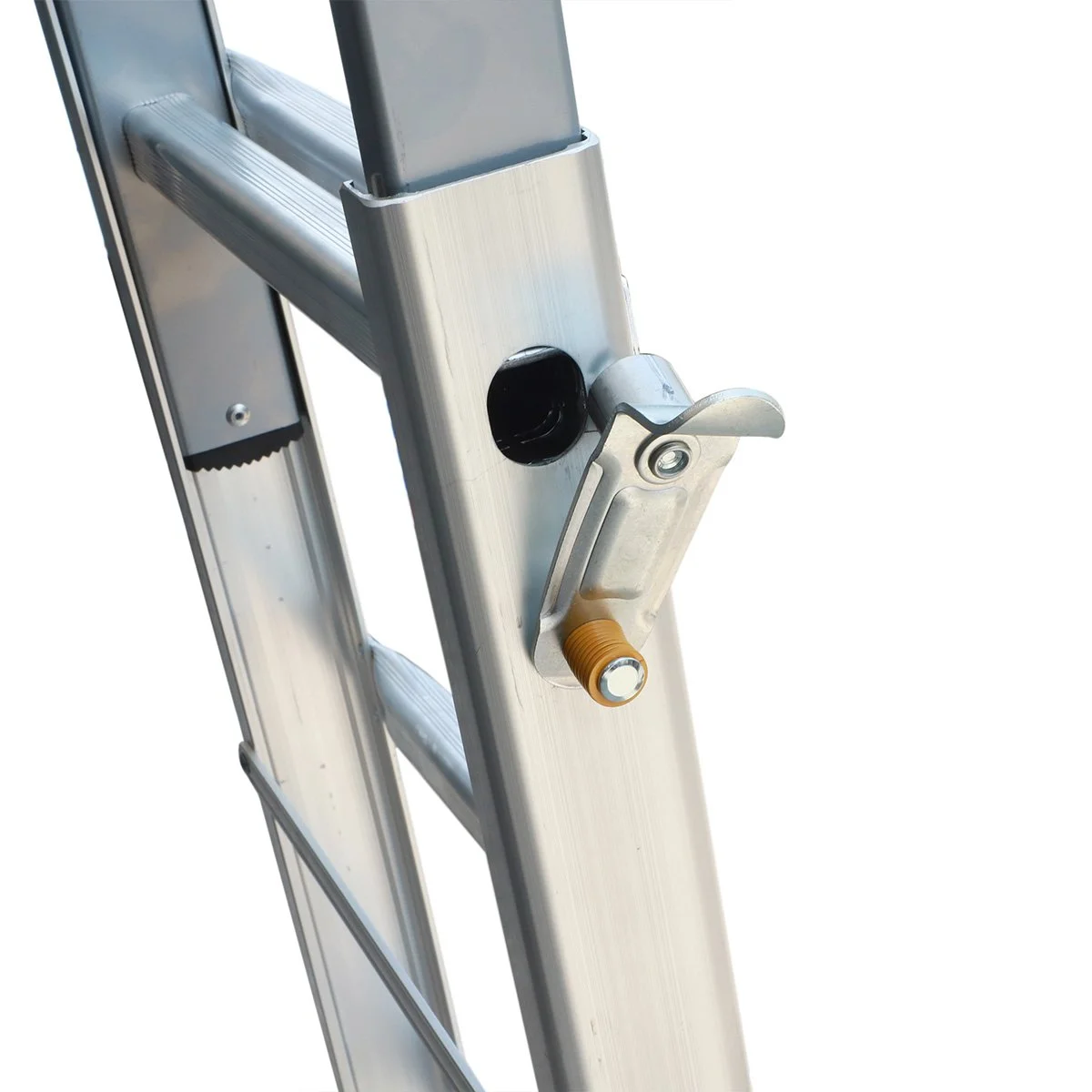 Escalera de aluminio 4x5 con pies extensibles 4,63 m MIYAWA DEEI-E463