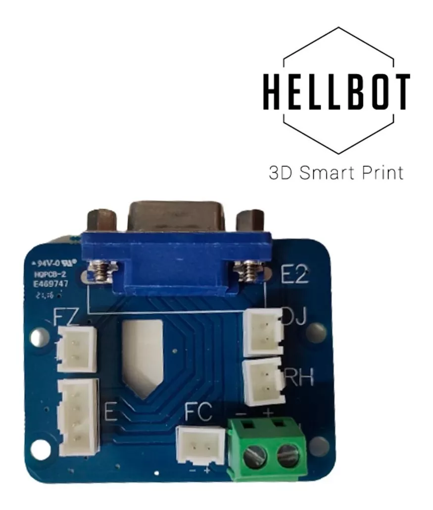 Placa extensión de extrusor Hellbot Hidra/Hidra Plus E2 1937
