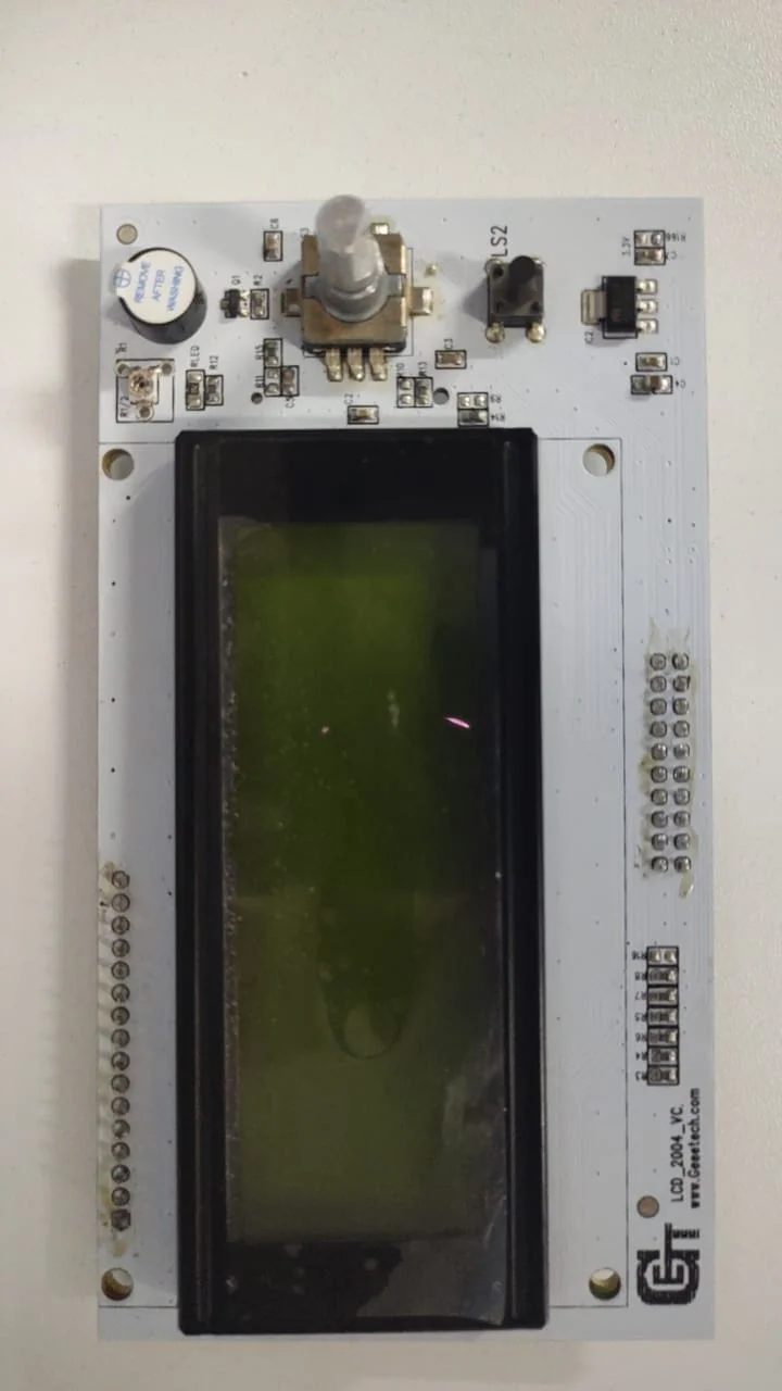 Display Hellbot para placa V3.1 CON LECTOR DE MEMORIA Y FICHA PANTALLA MAGNA 1 Y DUAL COD1104
