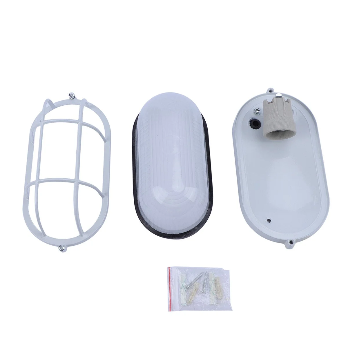 Luminaria Tortuga LED ovalada 15 W - luz fría ETHEOS GLTI-15OF