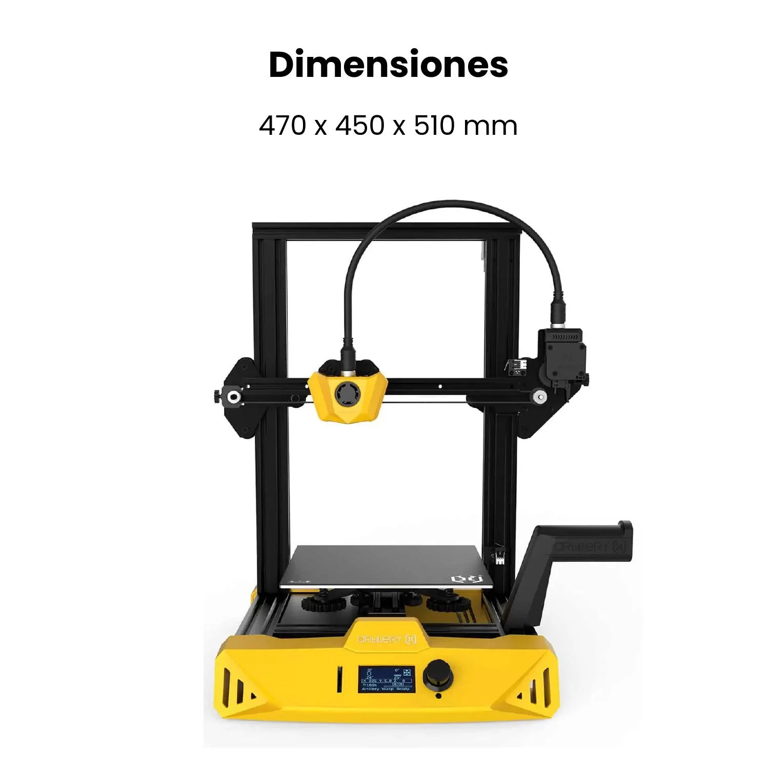 HORNET ARTILLERY 220x220x250mm Impresora 3D FDM