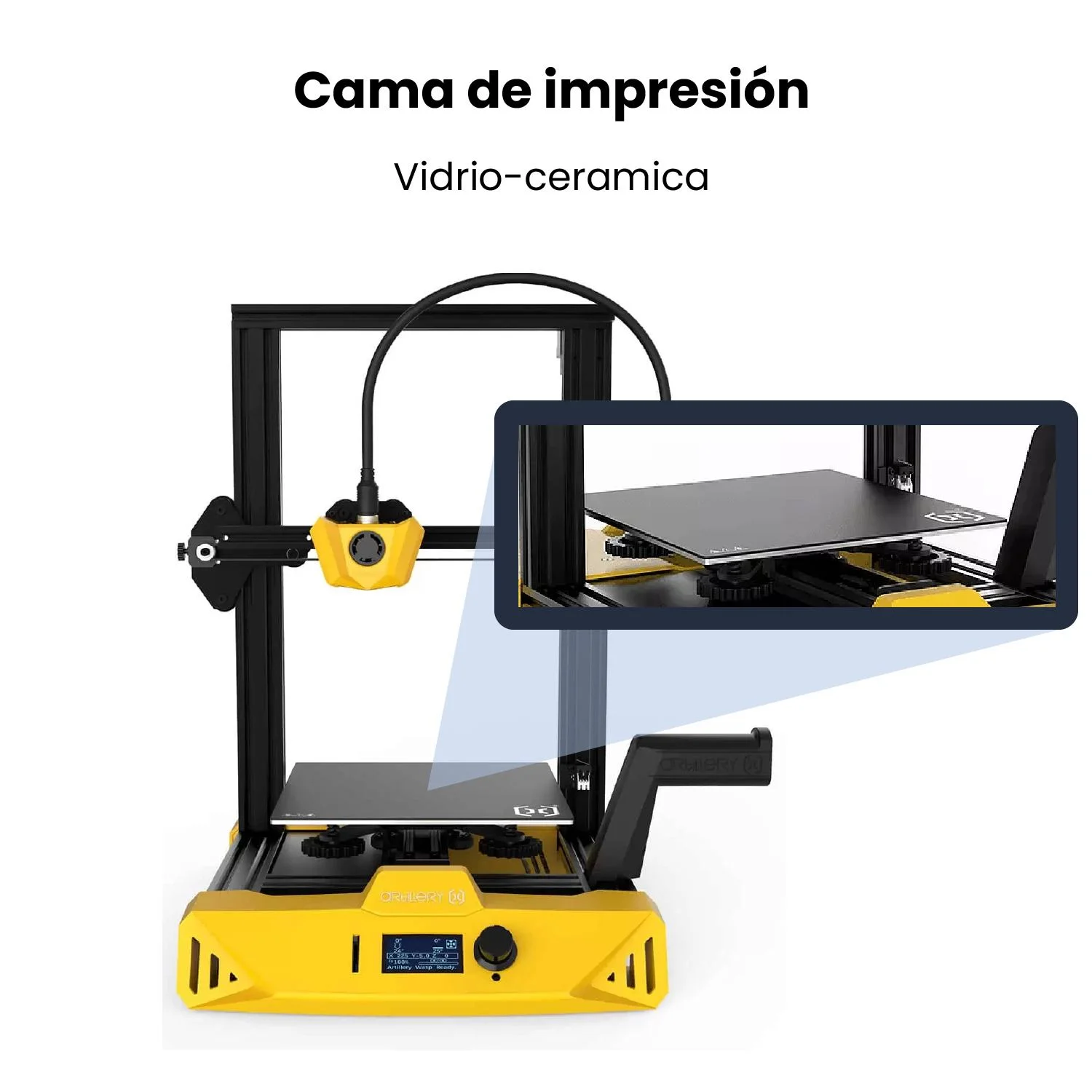 HORNET ARTILLERY 220x220x250mm Impresora 3D FDM