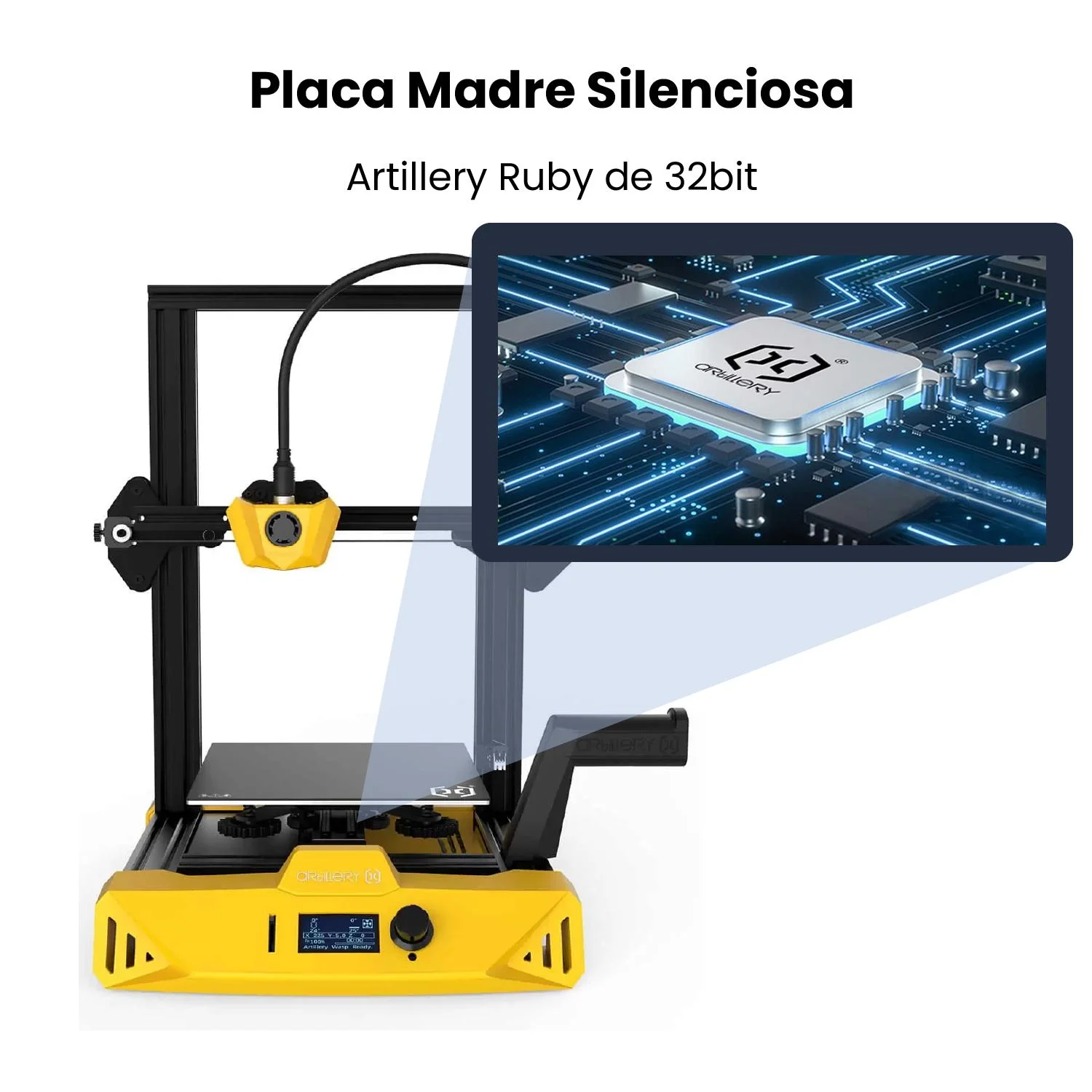 HORNET ARTILLERY 220x220x250mm Impresora 3D FDM