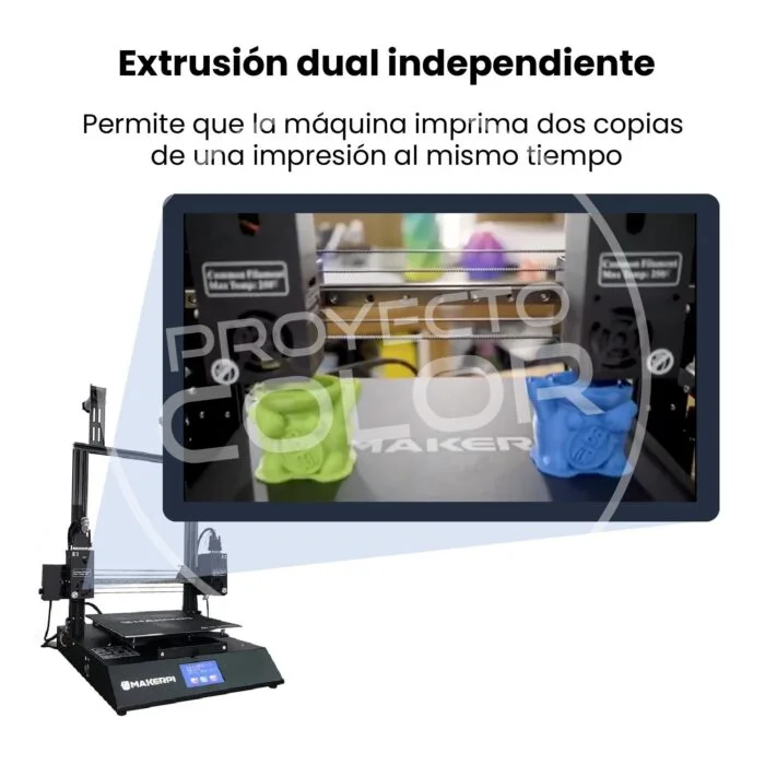 MakerPi P3 PRO 300x300x360mm Impresora 3D FDM