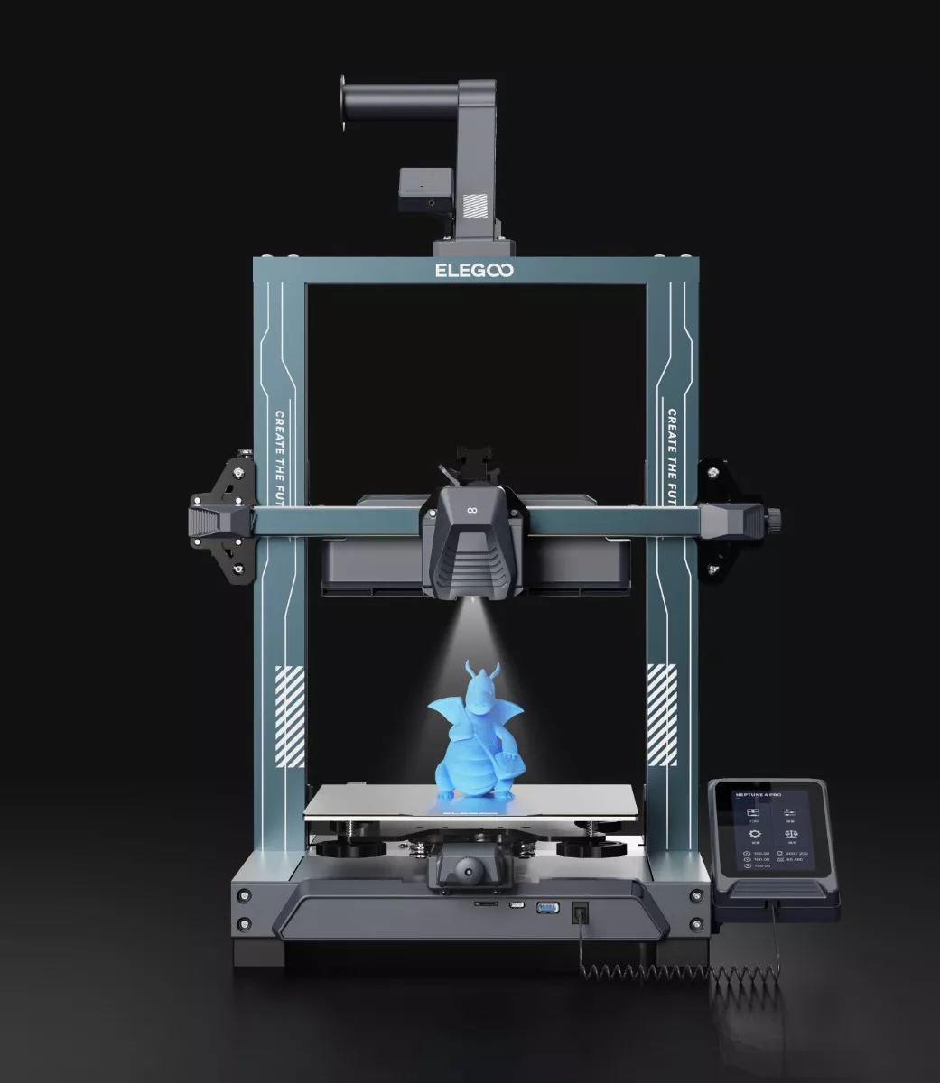 Neptune 4 PRO 225x225x265mm Klipper 500mms Impresora 3D FDM ELEGOO