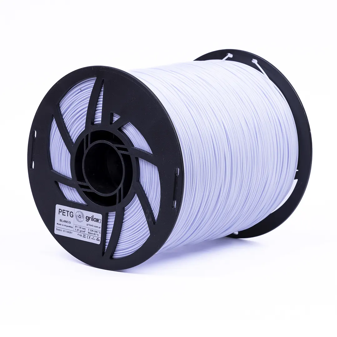 BLANCO 4kg PETG MEGAFILL Grilon  -No Rebobinable-
