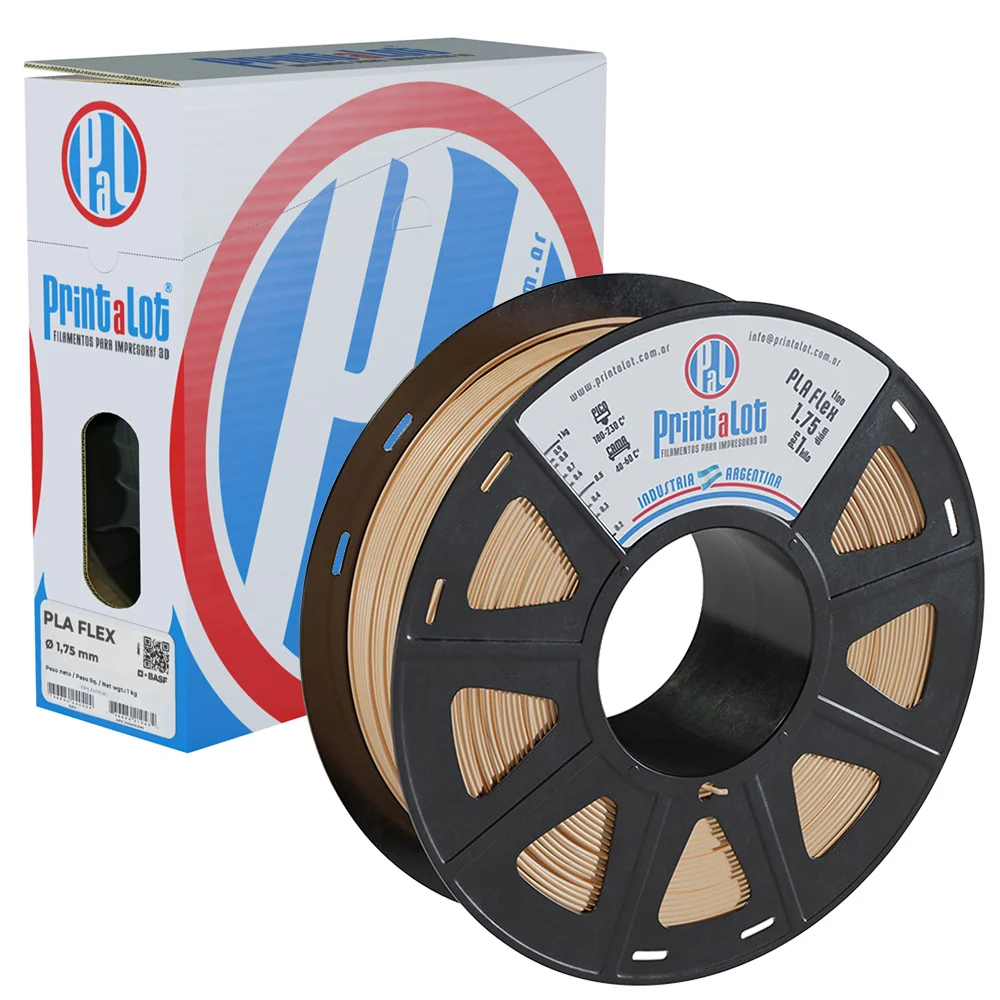 FLEXIBLE PIEL PLAFLEX PrintaLot x1KG Filamento 3D DIAMETRO 1,75mm M82IPI175CJ