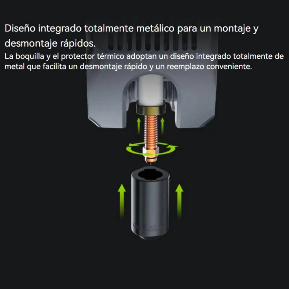 Pico 0.2mm Acero Endurecido Unicorn Creality HI - K2 Plus 33290