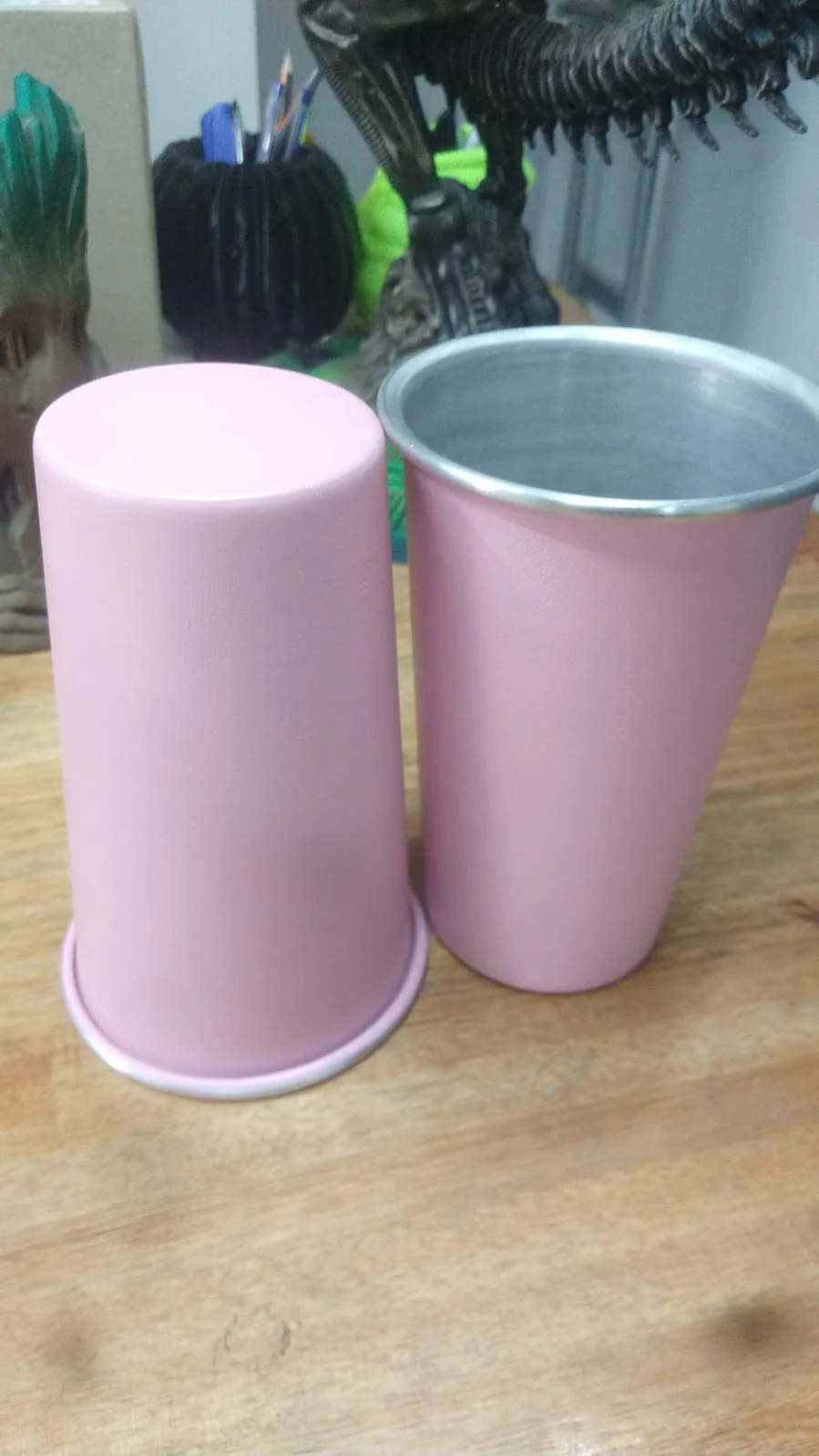 Rosa 1l mod2  VASO ALUMINIO LASERABLE FERNETERO LISO Cant1(LAS MEDIDAS VARIAN)