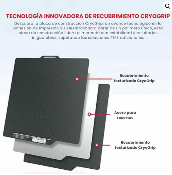 Cama Magnética CRYOGRIP PANDA – X1/P1 SERIES & A1 1080000122
