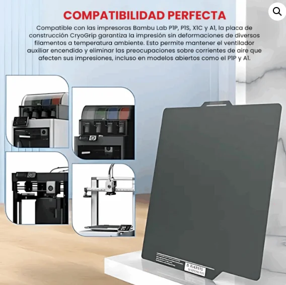 Cama Magnética CRYOGRIP PANDA – X1/P1 SERIES & A1 1080000122