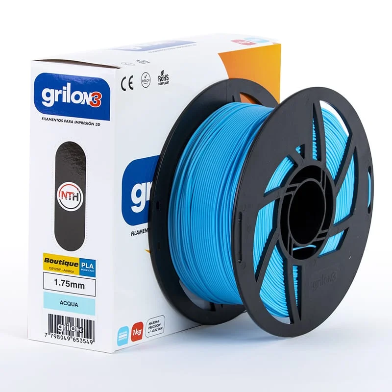 ACQUA PLA BOUTIQUE GRILON FILAMENTO 3D 1.75MM 1KG M17IAQ175CJ