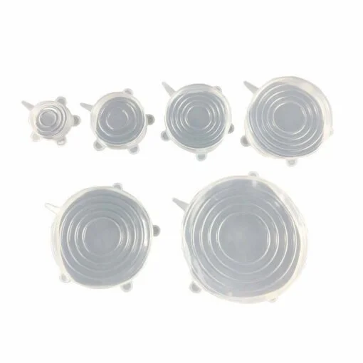 Set de 6 tapas de silicona redondas CCN020